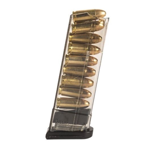 Picture of ETS GLOCK 43 9MM 9RD CLEAR MAGAZINE, MODEL 43