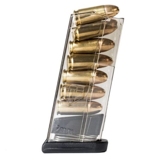 Picture of ETS GLOCK 43 9MM 7RD MAGAZINE, CLEAR, MODEL 43