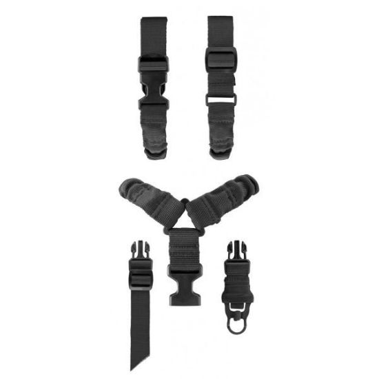 Picture of H.D. BLACK ONE POINT BUNGEE RIFLE SLING, AIM SPORTS