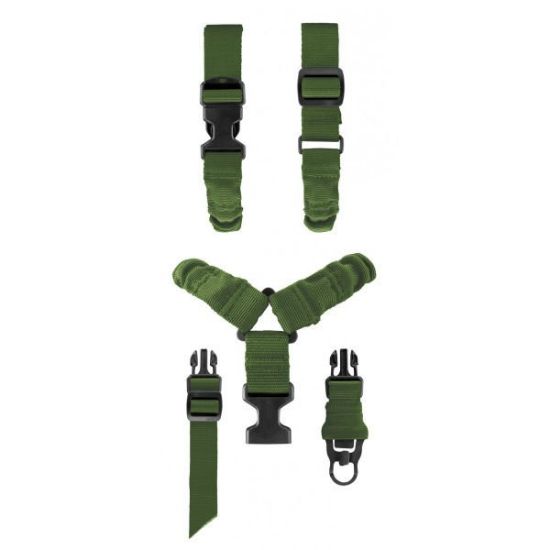 Picture of H.D. GREEN ONE POINT BUNGEE RIFLE SLING, AIM SPORTS