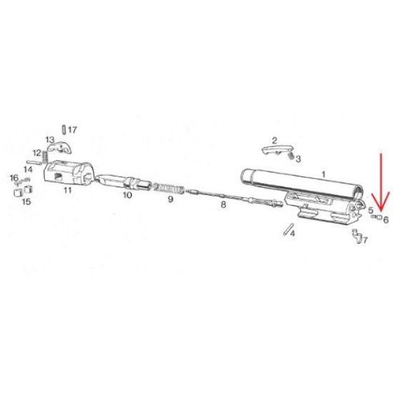 Picture of HK21E HK23E G41 BOLT CARRIER BUSHING, FOR BACK OF CARRIER