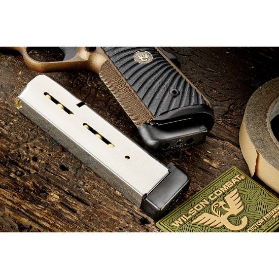 Picture of WILSON COMBAT 1911 .45 ACP FULL-SIZE 8RD EXTENDED BASE MAGAZINE NEW, 47DE