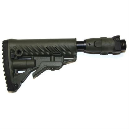 Picture of GALIL AR/SAR RECOIL REDUCING M4 FOLDING COLLAPSIBLE BUTTSTOCK, OD GREEN