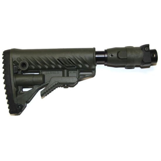 Picture of GALIL AR/SAR RECOIL REDUCING M4 FOLDING COLLAPSIBLE BUTTSTOCK, OD GREEN
