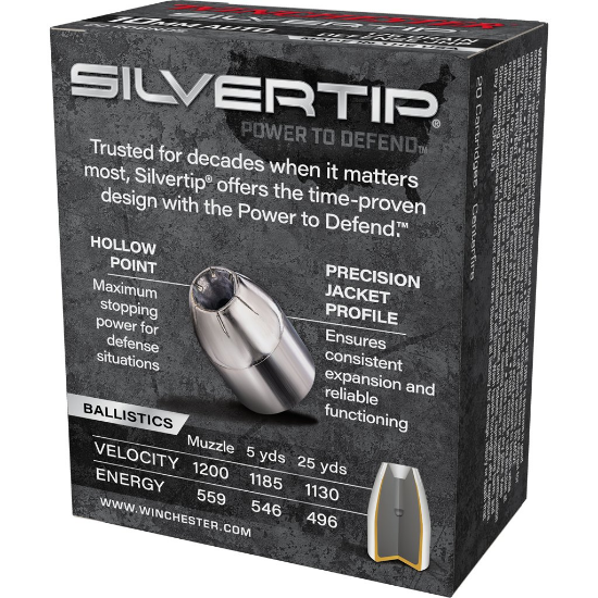 Picture of 10MM WINCHESTER SILVERTIP 175GR, 20RD BOX