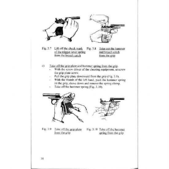 Picture of MAKAROV PISTOL OPERATOR MANUAL, DDR EAST GERMAN ISSUE
