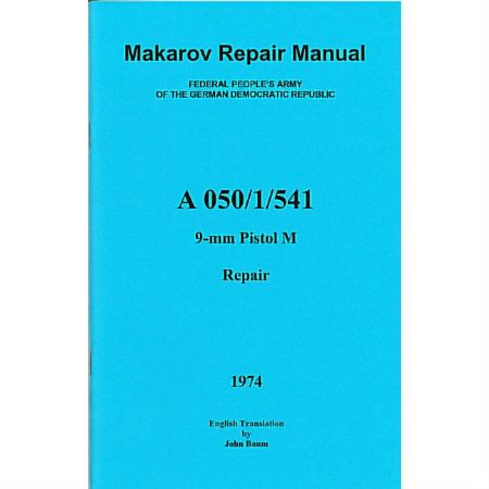 Picture of MAKAROV PISTOL REPAIR MANUAL, DDR EAST GERMAN ISSUE