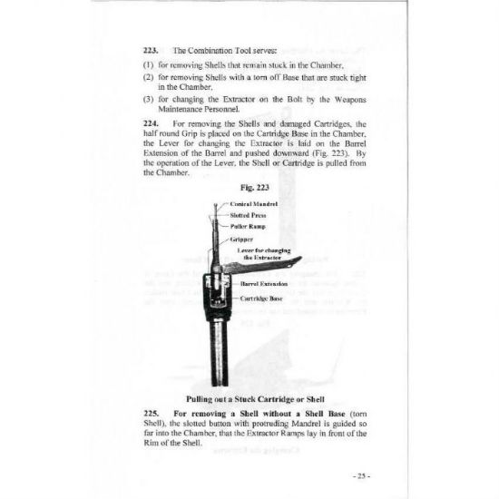 Picture of MG3 OPERATOR'S MANUAL, MODERN MILITARY ISSUE IN ENGLISH