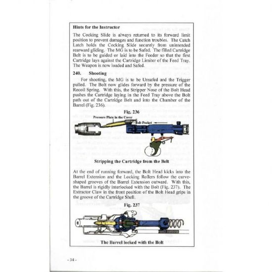 Picture of MG3 OPERATOR'S MANUAL, MODERN MILITARY ISSUE IN ENGLISH