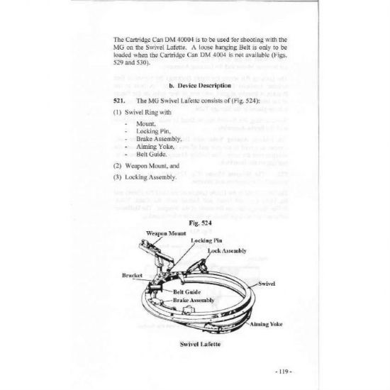 Picture of MG3 OPERATOR'S MANUAL, MODERN MILITARY ISSUE IN ENGLISH