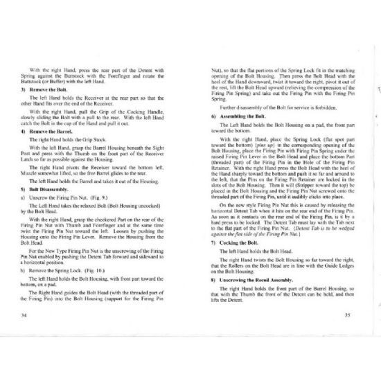 Picture of MG34 OPERATOR'S MANUAL, 1942 BUTZ EDITION IN ENGLISH