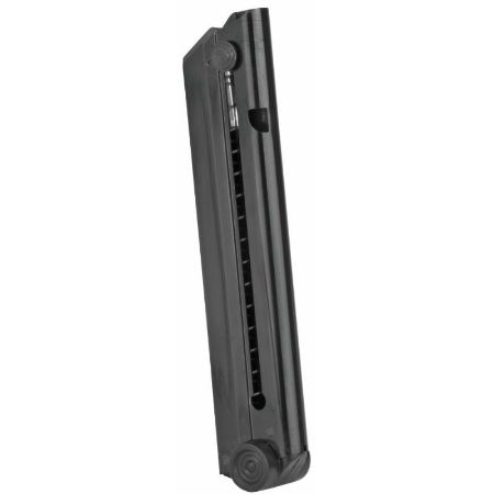 Luger P08 9mm 8 Round Blued Magazine, P-08, Mec-Gar, 765595106000, MEC-MGLUGP08B, RTG Parts