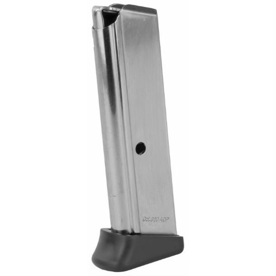 Picture of WALTHER PPK/S .380 7RD NICKEL FINGER REST FLOORPLATE MAGAZINE, MEC-GAR