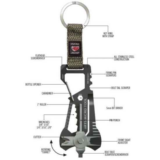 Picture of AR15 MICRO MULTI TOOL NEW, REAL AVID