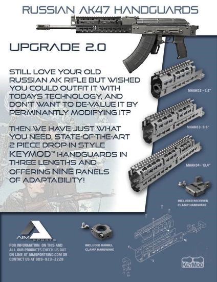 Picture of AK47 AKM LONG KEYMOD HANDGUARD