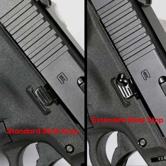Picture of GLOCK GEN 5 EXTENDED SLIDE STOP FOR G17 G19 G19X G26 G34