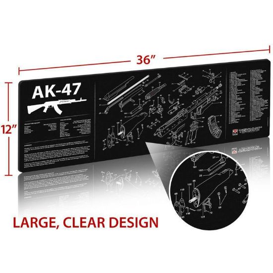 Picture of AK47 CLEANING & REPAIR MAT BY TEKMAT, 12x36 INCH