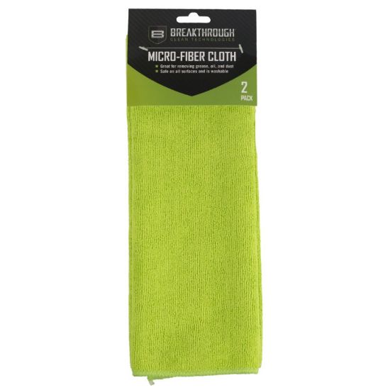 Breakthrough Clean Technologies Green Microfiber Towel Cloth 2 Pack, BT-MFT-2PK, 852712005305, CLN-BT-MFT-2PK, RTG Parts