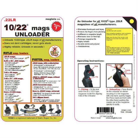 Picture of MAGLULA RUGER 10/22 MAGAZINE UNLOADER