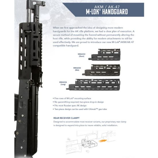 Picture of AK47 AKM SHORT M-LOK HANDGUARD