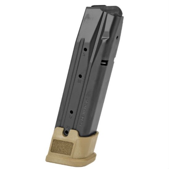 SIG P320 M17 M18 P211 21rd 9mm Extended Capacity Magazine, P250 Mags, Coyote Tan, 798681599592, SIG-MAG-MOD-F-9-21-COY, RTG Parts