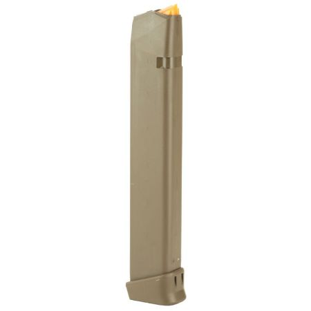 Picture of GLOCK OEM 9MM 33RD MAGAZINE, FDE, MODEL 17/19/26/34
