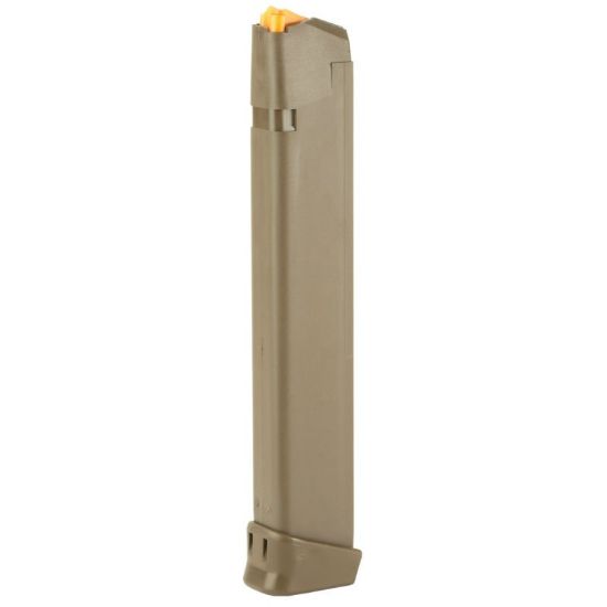 Picture of GLOCK OEM 9MM 33RD MAGAZINE, FDE, MODEL 17/19/26/34