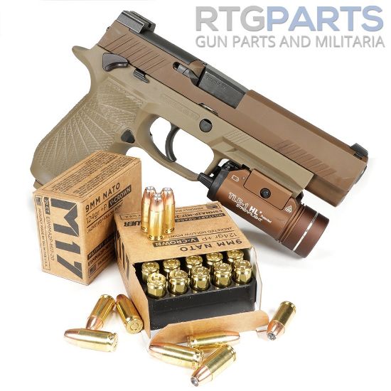 Picture of SIG 9MM +P 124GR ELITE V-CROWN M17 JHP, 20RD BOX