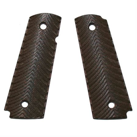 Picture of 1911 FLUTED RED-GREY MICARTA GRIPS NEW, .265 INCH