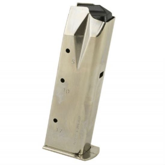 Picture of RUGER P85 9MM 17RD FLUSH FIT NICKEL MAGAZINE, MEC-GAR