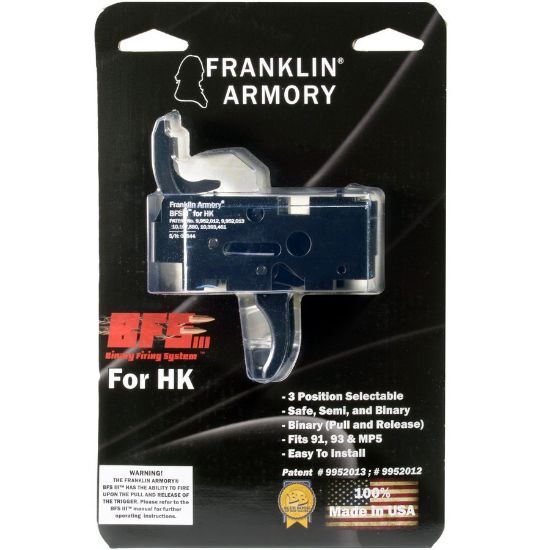 Picture of FRANKLIN ARMORY BFSIII BINARY TRIGGER PACK FOR HK