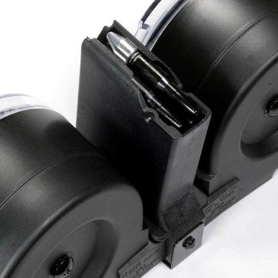 Picture of RWB AR15 100RD DOUBLE DRUM MAG WITH POUCH