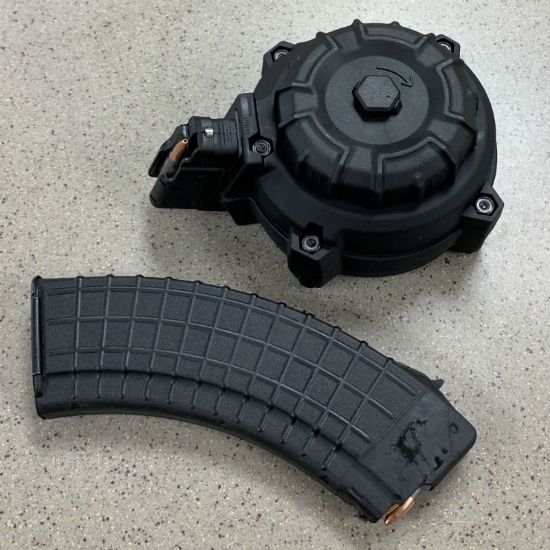 Picture of AK47 50RD 7.62x39 DRUM MAG NEW, U.S. MADE