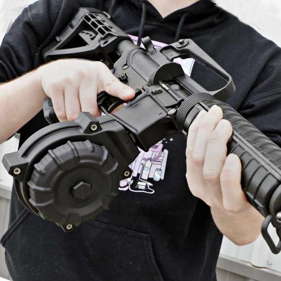 Picture of AR15 9MM COLT SMG 50RD 9MM DRUM MAG, U.S. MADE