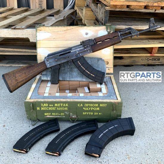 AK47 30rd Window Magazine 7.62x39mm, BHO Bolt Hold Open Follower, Made in Bosnia by AC-Unity, Steel Reinforced, Metal locking lugs, 0387500150031, ACU-04, RTG Parts