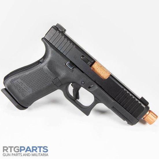 Picture of CMC TRIGGERS GLOCK DROP-IN THREADED BARREL, BRONZE TiCN FINISH, FOR GLOCK 19 GEN 3 AND 4