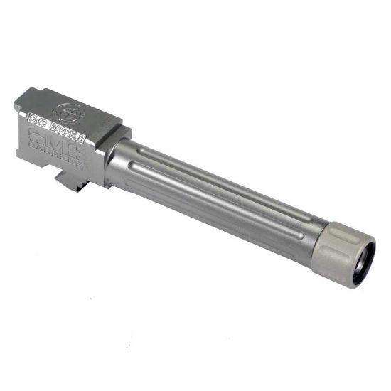 Picture of CMC TRIGGERS GLOCK DROP-IN THREADED BARREL, STAINLESS SATIN FINISH, FOR GLOCK 19 GEN 3 AND 4