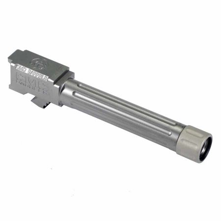 Picture of CMC TRIGGERS GLOCK DROP-IN THREADED BARREL, STAINLESS SATIN FINISH, FOR GLOCK 19 GEN 3 AND 4