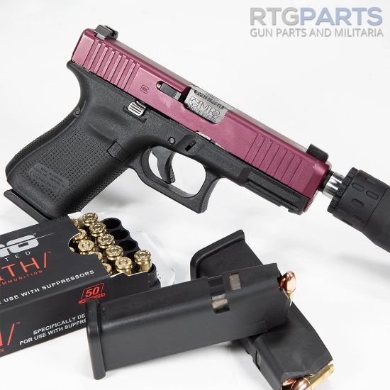 Picture of CMC TRIGGERS GLOCK DROP-IN THREADED BARREL 1/2x28, BLACK, FOR GLOCK 19 GEN 3 AND 4