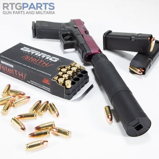 Picture of CMC TRIGGERS GLOCK DROP-IN THREADED BARREL 1/2x28, BLACK, FOR GLOCK 19 GEN 3 AND 4