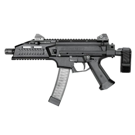 Picture of SB TACTICAL SCORPION ADJUSTABLE PSB, BLACK