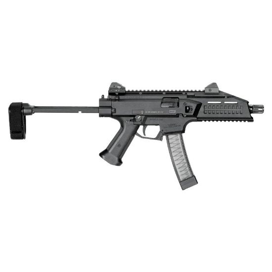 Picture of SB TACTICAL SCORPION ADJUSTABLE PSB, BLACK