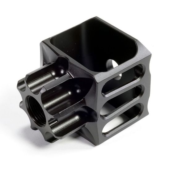 Picture of JMAC LAF-14 LOUD AND FLASHY MUZZLE BRAKE, 14x1