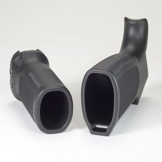 Picture of AR15 PISTOL GRIP WITH FORWARD RAIL GRIP, TYPE-1, BLACK, AC-UNITY