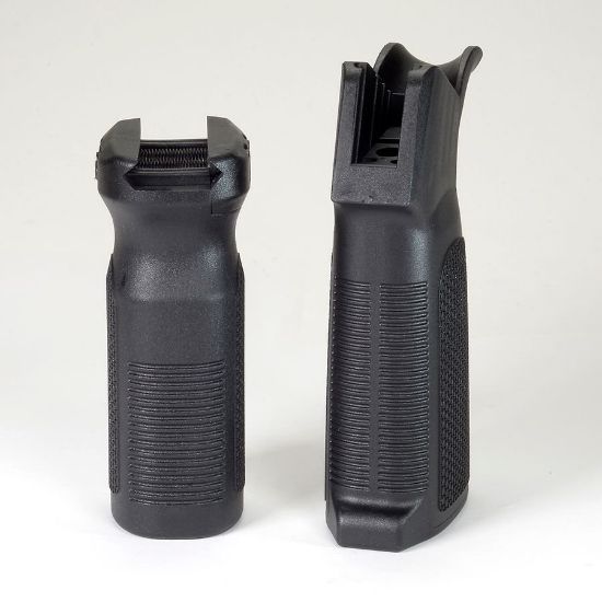 Picture of AR15 PISTOL GRIP WITH FORWARD RAIL GRIP, TYPE-1, BLACK, AC-UNITY