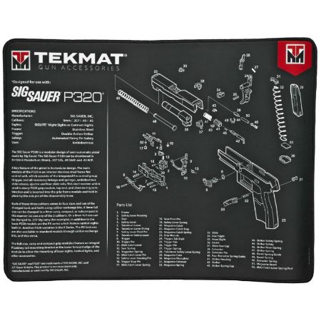 Picture of SIG SAUER P320 ULTRA PREMIUM GUN CLEANING & REPAIR MAT BY TEKMAT