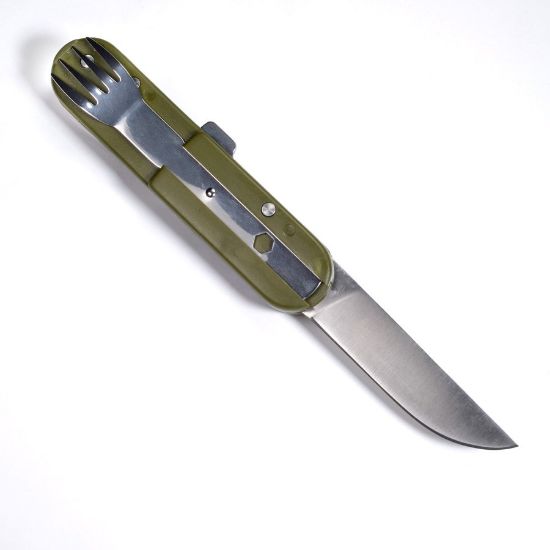 Picture of STAINLESS STEEL KNIFE & EATING UTENSIL COMBO TOOL