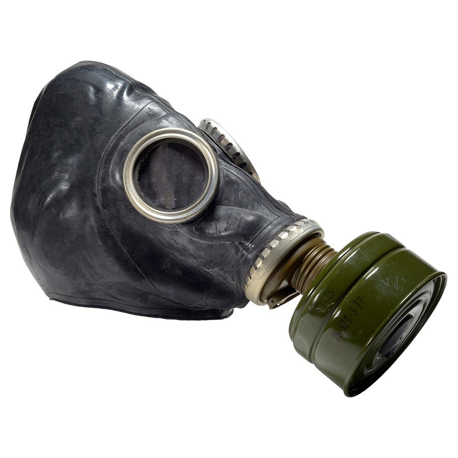 Maschera 3m Con Filtri Soviet Era Gas Mask GP-5 Complete - Foto 9