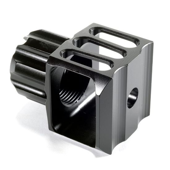 Picture of JMAC LAF-26 LOUD AND FLASHY MUZZLE BRAKE, 26x1