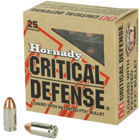 Picture of 9x18MM MAKAROV 95GR FTX FLEXTIP, HORNADY CRITICAL DEFENSE
